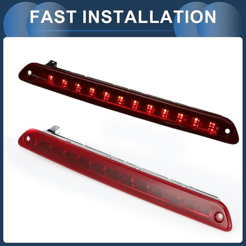LED Third Brake Light Compatible for MercedesBenz Sprinter 2500 3500 2014-2023, Waterproof Plastic Red Housing 3rd High Mounted Stop Lamp Rear Center High Level Brake Light in Kuwait