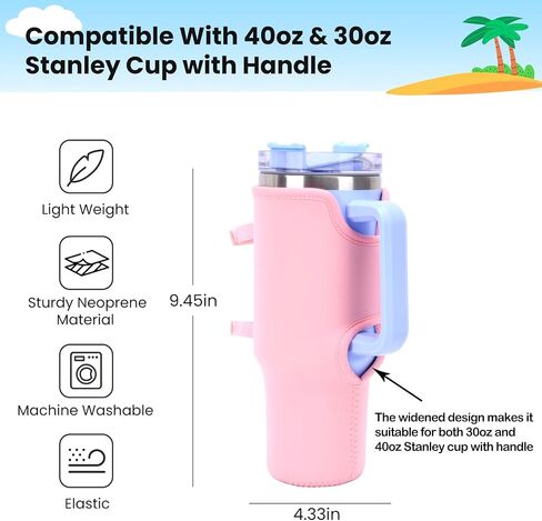 Cup Holder for Stanley Cup Compatible with Original/XL Bogg Bag & Simple Modern Bag, Bogg Bag Cup holder Attachment Accessories for Bogg Bag Drink Holder for Bogg Bag Cup Holder Off White in Saudi Arabia
