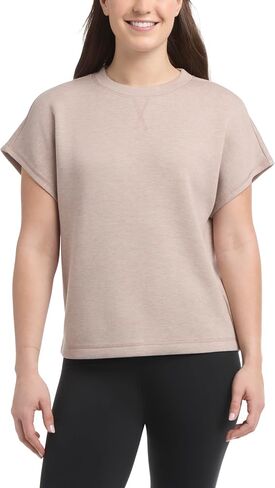 Danskin Women's Short Sleeve Crew Neck Luxe T-Shirt in Saudi Arabia
