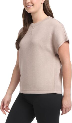 Danskin Women's Short Sleeve Crew Neck Luxe T-Shirt in Saudi Arabia