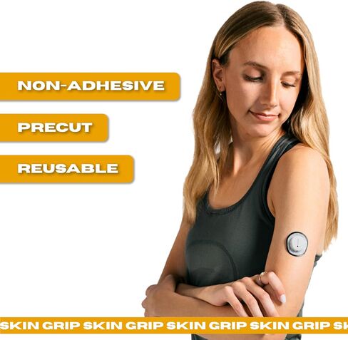 قبضة الجلد: Defender Skin Defender Barrier متوافق مع أجهزة Dexcom G7 و Stelo CGM-غطاء مسبق غير ملصق لأجهزة استشعار مراقبة الجلوكوز المستمرة-يساعد على منع تفاعلات التحسسي-5 حزمة in Kuwait