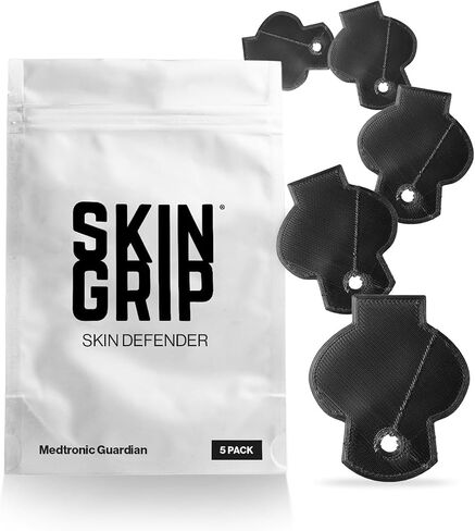 قبضة الجلد: Defender Skin Defender Barrier متوافق مع أجهزة Dexcom G7 و Stelo CGM-غطاء مسبق غير ملصق لأجهزة استشعار مراقبة الجلوكوز المستمرة-يساعد على منع تفاعلات التحسسي-5 حزمة in Kuwait