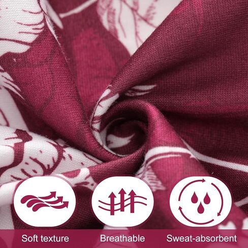 Geyoga 4 Pcs Chemo Headwear Turban for Women Floral Head Scarf Cap Beanie Hair Cover for Cancer Patient in Saudi Arabia