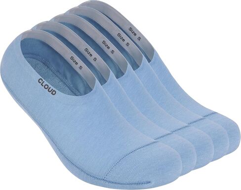 Cloud Ankle Socks for Women & Men - Thin Comfortable Non Slip Invisible Low Cut Cotton No Show Socks for Casual & Formal Wear in Saudi Arabia