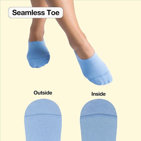Cloud Ankle Socks for Women & Men - Thin Comfortable Non Slip Invisible Low Cut Cotton No Show Socks for Casual & Formal Wear in Saudi Arabia