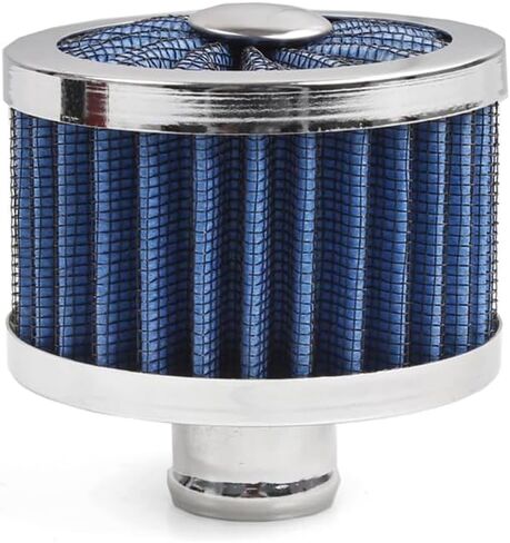 23mm Valve Cover Breather Filter Car Air Filter Universal Cold Air Intake Filter High Flow Vent Blue in Kuwait