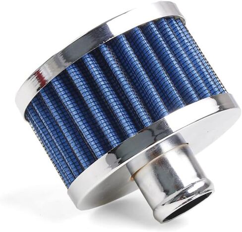 23mm Valve Cover Breather Filter Car Air Filter Universal Cold Air Intake Filter High Flow Vent Blue in Kuwait
