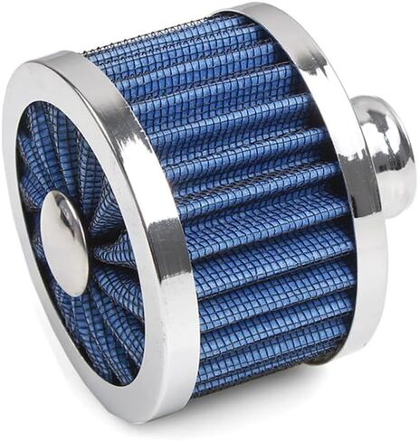 23mm Valve Cover Breather Filter Car Air Filter Universal Cold Air Intake Filter High Flow Vent Blue in Kuwait