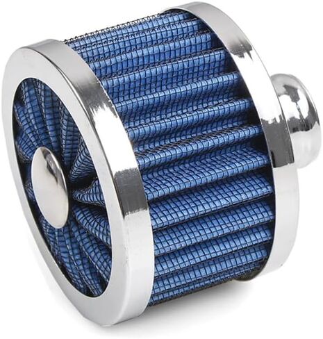 23mm Valve Cover Breather Filter Car Air Filter Universal Cold Air Intake Filter High Flow Vent Blue in Kuwait