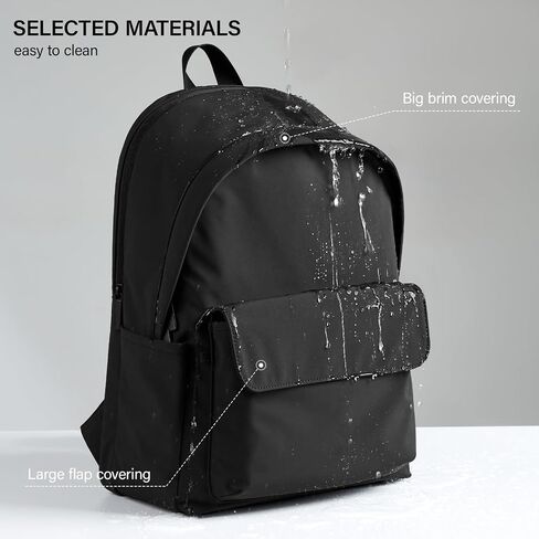 Hanke Casual Backpacks Travel Backpack for Women & Men, Lightweight Carry On Backpack for Work, Hiking wiht Unique Comfort Design (Iris Black) in Saudi Arabia
