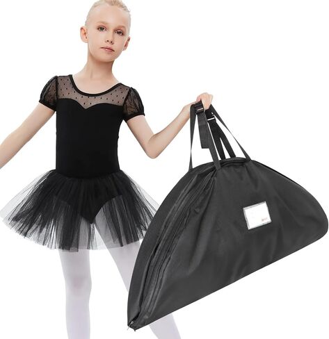 Univivi Tutu Dance Costume Garment Bag, 40 Inch Foldable Garment Bags for Hanging Clothes, Dress Up Storage Bag with Full Zipper for Children Girls in Saudi Arabia
