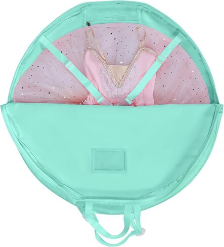 Univivi Tutu Dance Costume Garment Bag, 40 Inch Foldable Garment Bags for Hanging Clothes, Dress Up Storage Bag with Full Zipper for Children Girls in Saudi Arabia