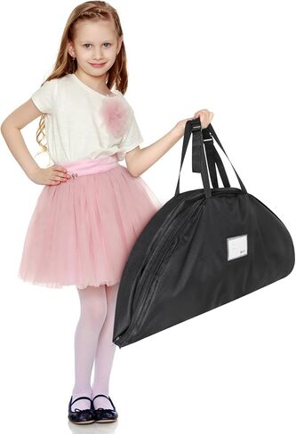 Univivi Tutu Dance Costume Garment Bag, 40 Inch Foldable Garment Bags for Hanging Clothes, Dress Up Storage Bag with Full Zipper for Children Girls in Kuwait