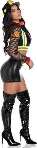 Leg Avenue Womens 3 PC Five Alarm Fire FighterHalloween زي in Saudi Arabia