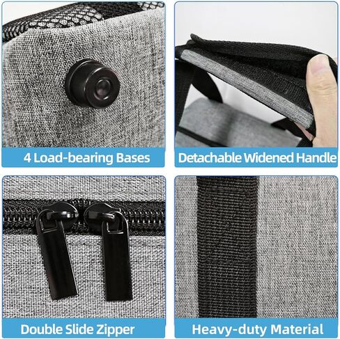 حقيبة كبيرة لكرة البولينج، 2 كيس كرات بولينج، حقائب بولينج مزدوجة الطبقات مع حامل كرة بولينج مبطن، حقيبة كرة بولينج تناسب أحذية البولينج حتى مقاس الرجال 16 منظم معدات البولينج (أسود) in Kuwait