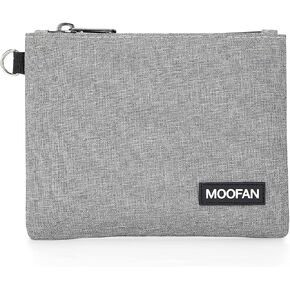 Portable Small Smell Proof Bag - Portable Small Smell Proof Pouch Help Absorb and Lock in Odors Making Them The Perfect Choice for Storing Tobacco Related Accessories and Medical Essentials(Black)