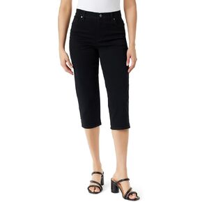 Gloria Vanderbilt Women's Amanda Capri with High Rise Straight Standard