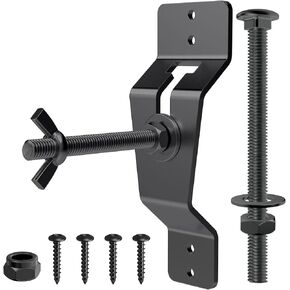 Wall Mount Spare Tire Carrier for Enclosed Trailers, Spare Tire Carrier Bracket for Enclosed Trailer, Mount Your Spare Tire Directly to The Wall of Your Trailer Fasten Tire Black