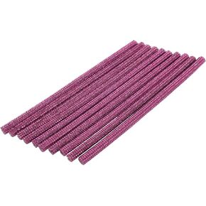 Air Vent Decoration Strip/for All Straight Air Vent Outlet for Car Interior Air Vent Decoration Strip/Durable PVC, Rhinestones / 10 Pcs Pink