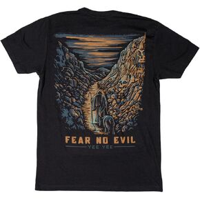 Yee Yee Apparel Fear No Evil Graphic Tee Shirt – Men’s Graphic Tees and Short Sleeve Shirts with Back Design