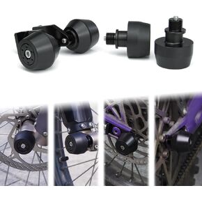 شرائح محور أمامي وخلفي من Xitomer متوافق مع Srron Light Bee Bee Dirt Pike Frame Sliders Sliders Wheel Wheel Sliders الأمامي