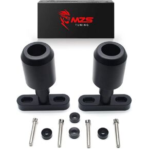 MZS Motorcycle Frame Sliders ، Falling Crash Protector Snards No Cut Kits Black متوافق مع 390 Models 2015-2023/200 Models 2021-2023/250 Models 2021