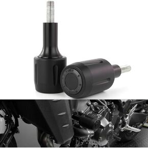 Motorcycle Frame Sliders, Falling Crash Protector Guards Fit For Husqvarna NUDA 900R/900 2012-2013 Falling Protection Frame Sliders (Black)