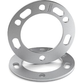 White Knight 603-2 Aluminum 5&6 x 5.5 Wheel Spacer, 1/4" (Pack of 2)