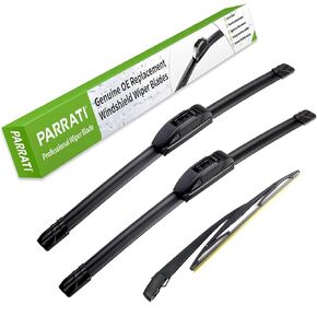 PARRATI® 14'' Premium Rear Wiper Blades All-Season Replacement for 2004-2022 Subaru Forester,2019-2022 Ascent,2004-2011 Impreza,2005-2019 Outback,2007-2011 Honda CRV Rear Windshield Wipers-(14-B1)