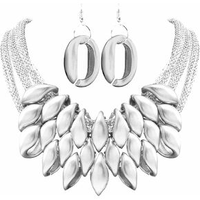 Barode African Bib Rllglaces Gold Brach Detlar Cluclar Choker Ncky National Necklace Necklace Jewelry for Women