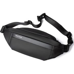 Fanny Pack Crossbody Sling Bag For Men,Waist Bag for Hiking,Travel,Running,Dog Walking,Workout,Cycling,Outdoors Sport Fishing Belt Bag