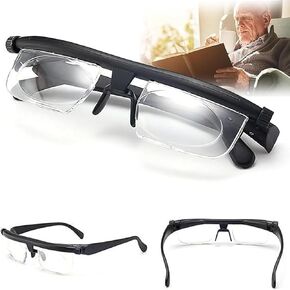 Focus Adjustable Glasses Dial Vision,Focus Adjustable Glasses Dial Vision, Adjustable Vision Eyeglasses Near and Far Sight