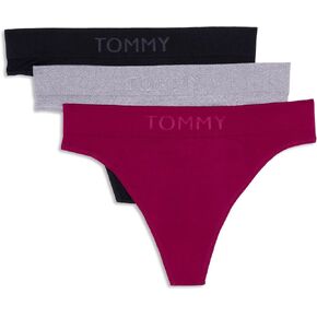 Tommy Hilfiger Women's Seamless Thong Underwear 3-Pack