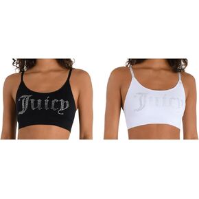 Juicy Couture Women's Multipack Seamless Comfort Lounge Wirefree Bralettes