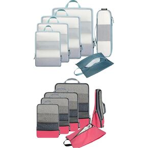 BAGAIL 12 Set Compression Packing Cubes Travel Accessories