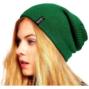 SHINCHIC Mens Winter Slouchy Knit Beanie Hats for Women Men Stretchy Soft Skull Cap Warm Long Ski Hat for Winter in Kuwait