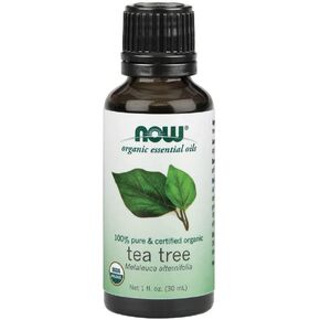 Now Foods Tea Tree 100% Pure & Certified Organic Essential Oil, 1 Ounce