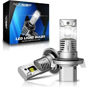 NOVSIGHT H11 LED Light Bulbs 6500K White, 18000 Lumens 1:1 Size Super Bright H11/H9/H8 LED Fog lights, Pack of 2