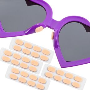 40 Pairs Soft Foam Eyeglass Nose Pads, Self-Adhesive Nose Pads Anti Slip Eyeglass Nose Piece Nosepads 1.5mm Thickness Adhesive Slip Glasses Nose Grips for Sunglasses and Eyeglasses(Skin Color)