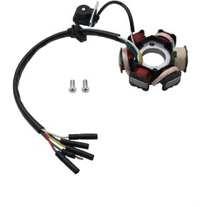 6 عمود لفائف Magneto Flywheel Stator لـ 110cc 125cc 150cc Pit Quad Dirt Bike ATV Buggy