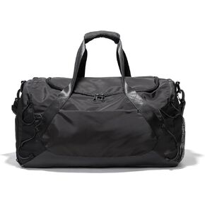 Gym Bag for Women Men Duffle Bag for Travel with Shoes Compartment and Wet Pocket Small Carry on Weekender Bags for Sports Overnight Fitness Yoga Dance Workout Swimming Hospital Tote (Black)
