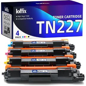 TN227 TN223 Toner Cartridges Set Replacement for Brother TN-227 TN-223 Toner Cartridge High Yield Use with Brother HL-L3270CDW HL-L3230CDW HL-L3290CDW MFC-L3770CDW Printer (BK/C/M/Y, 4 Pack)