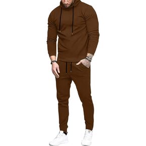 Uni Clau Men's Tracksuit 2 Piece Set Sweatsuits hoodies and Sweatpants Athletic jogging suits sets Casual
