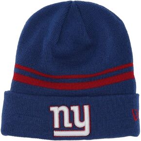 New Era Men's Purple Minnesota Vikings Team Stripe Cuffed Knit Hat