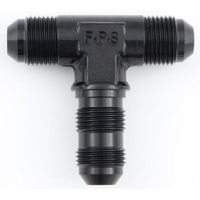 Fragola 483406-BL Black Size (-6) Bulkhead Tee Fitting