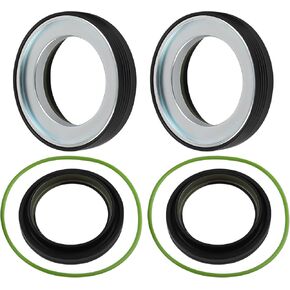 maXpeedingrods Front Axle Vaccum Knuckle & Tube Seal Kit for Ford 1998-2004 F250 F350 F450 F550 Super Duty Excursion Dana 50 60 Front Axle Knuckle Tube, Replaces# 50491 50381 41784-2