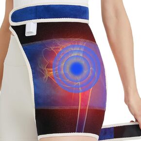 Hip Heating Pad for Hip/Sciatica Pain Relief, 86℉-158℉ Adjustable with Auto Shut Off Electric Heat Therapy for Lower Back/Thigh/Buttock Pain Relief (Blue)