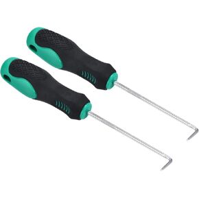 PATIKIL O-Ring 90 Degree Pick 180mm, 2 Pcs Oil Seal Gasket Precision Screwdriver Puller Remover Removal Tool, Blue