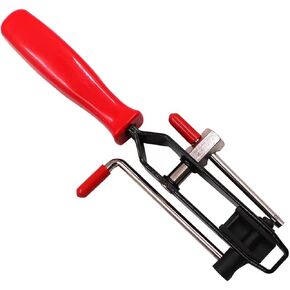 CV Joint Ear Clamp Banding Tool with Cutter, Auto Vehicle Tools Cut-Off Pliers Use for Car Repair, 10mm Fuel Hose, Cooling System, Vacuum Hoses Clamping