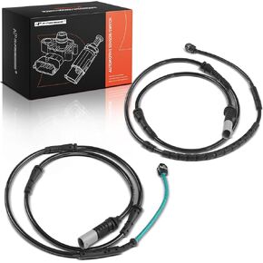 A-Premium Brake Pad Wear Sensors Compatible with BMW 535i GT/550i GT xDrive 2010-2017, 2-PC Set